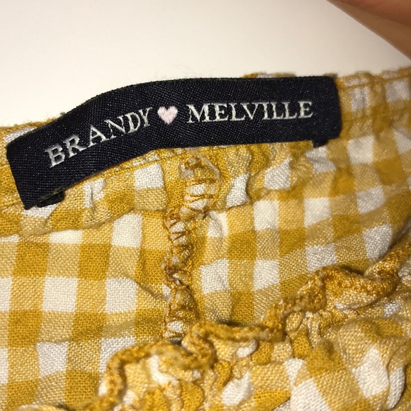 brandy melville yellow rio top - Picture 2 of 3